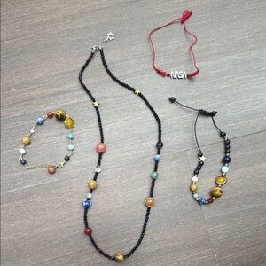 Solar system Beaded Jewelry Set bundle